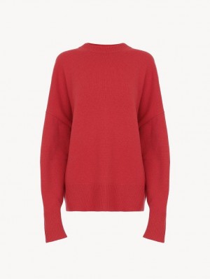 PINK FIZZ Chloe Generous Crew-neck Knitwear | CHE-SR13954