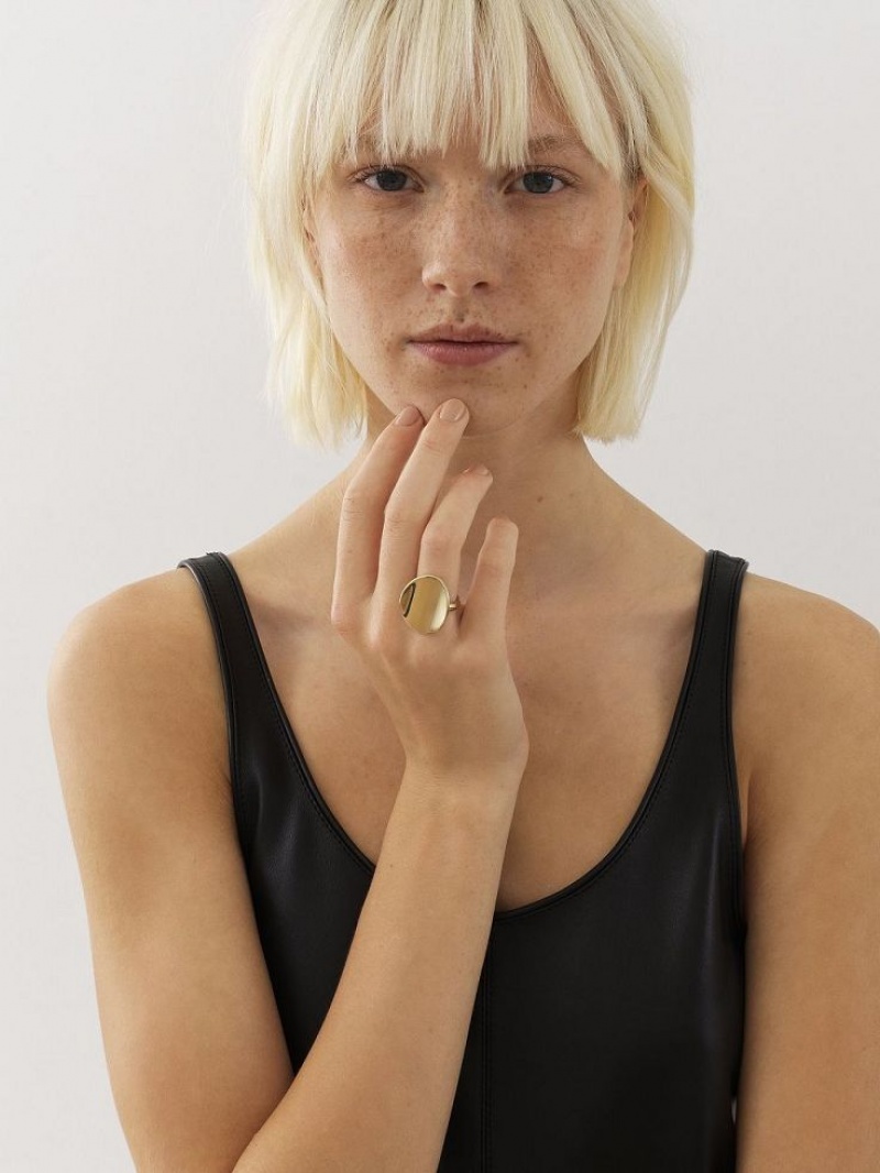 GOLD COLOR Chloe Penelope Rings | CHE-SR14417