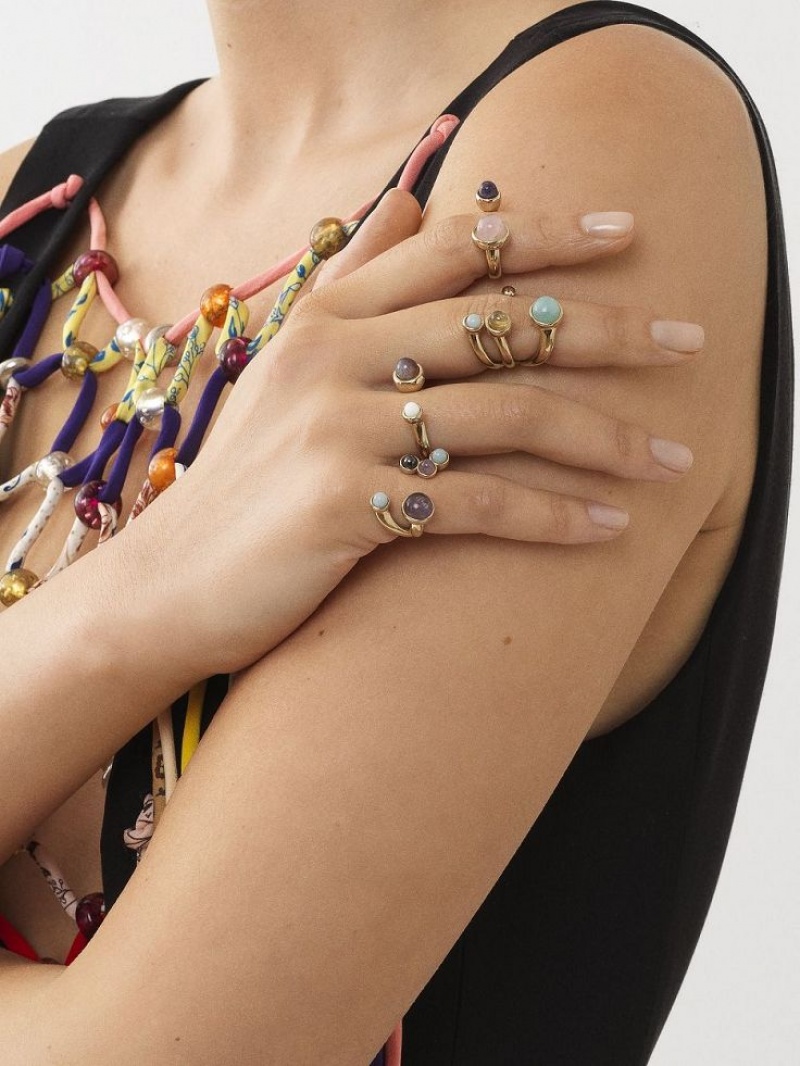 MULTICOLOR 10 Chloe Zodiac Capricorn Rings | CHE-SR14389