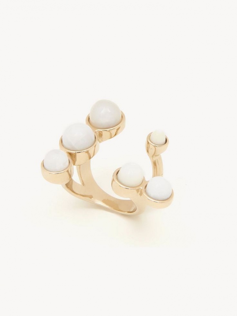 MULTICOLOR 3 Chloe Zodiac Gemini Rings | CHE-SR14369