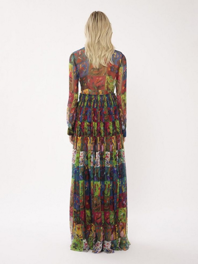 Multicolor 1 Chloe Classic Slim Blouses | CHE-SR13901